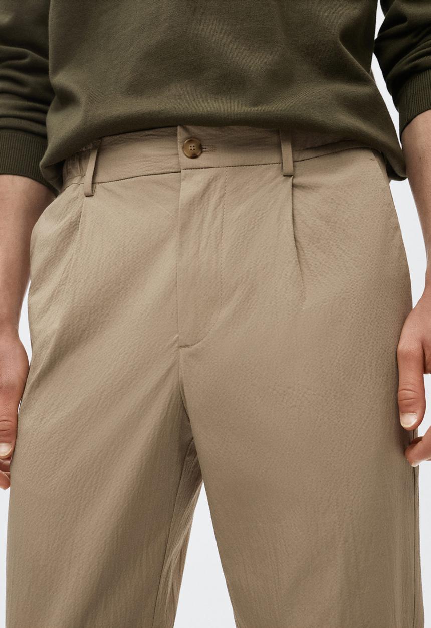 MANGO - Blanco trousers  - beige