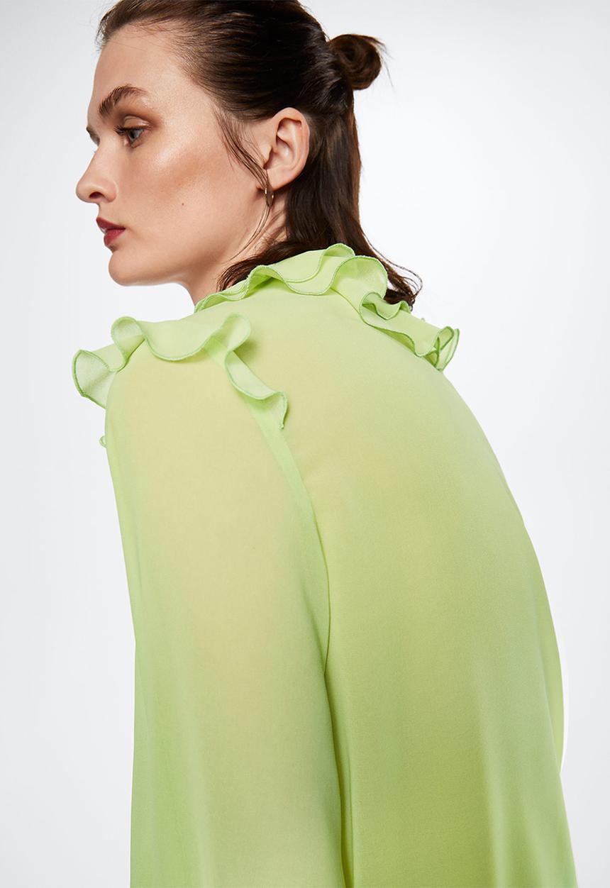 MANGO - Blouse nany - lime 