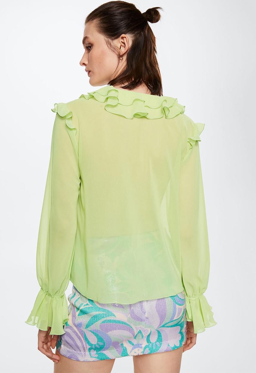 MANGO - Blouse nany - lime 