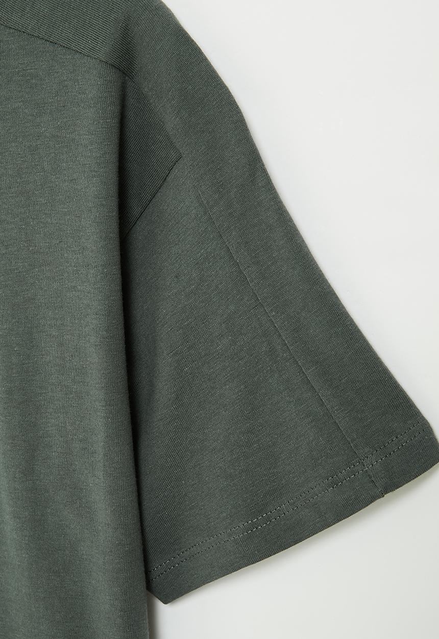 MANGO - T-shirt bahamas - charcoal