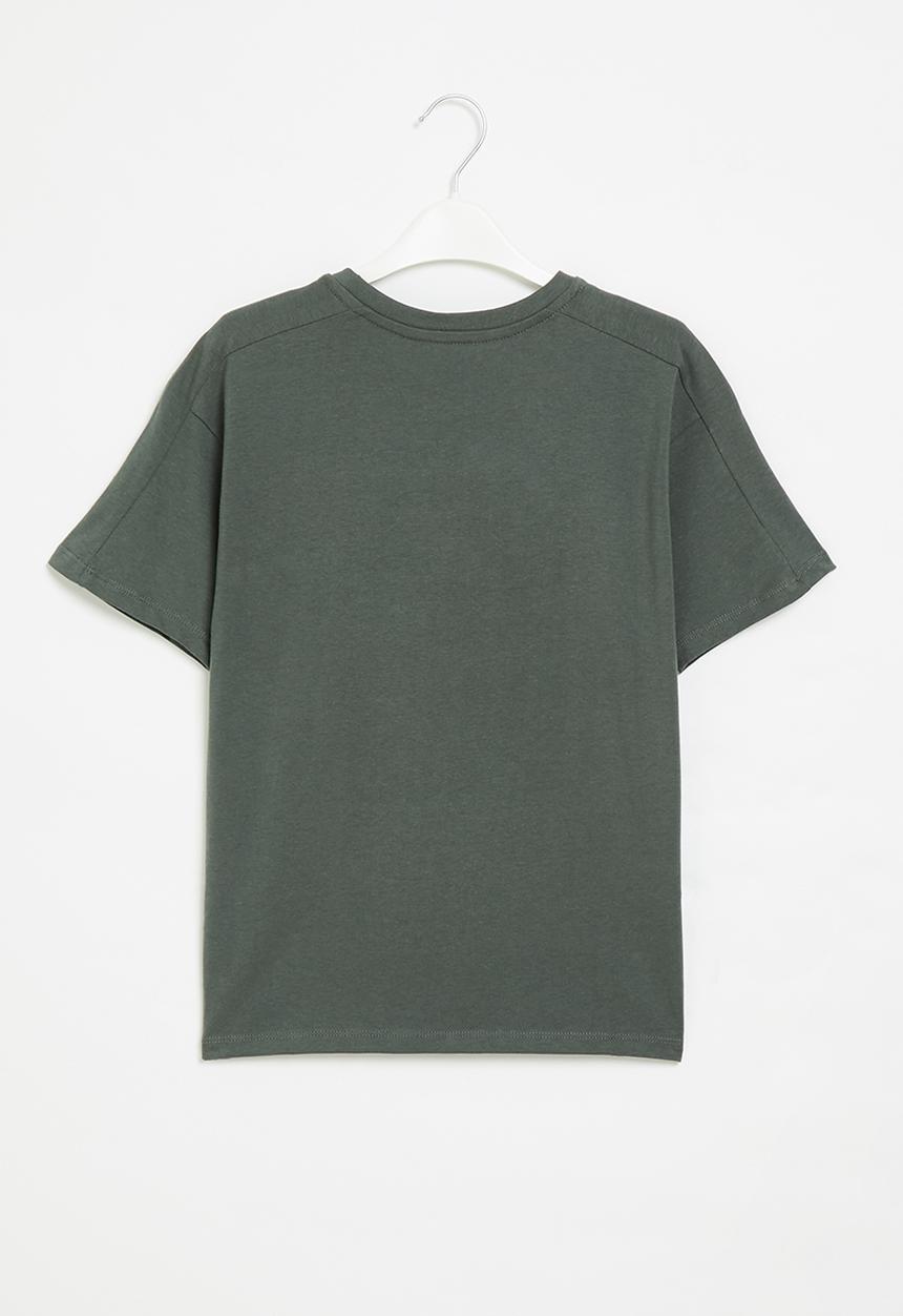MANGO - T-shirt bahamas - charcoal