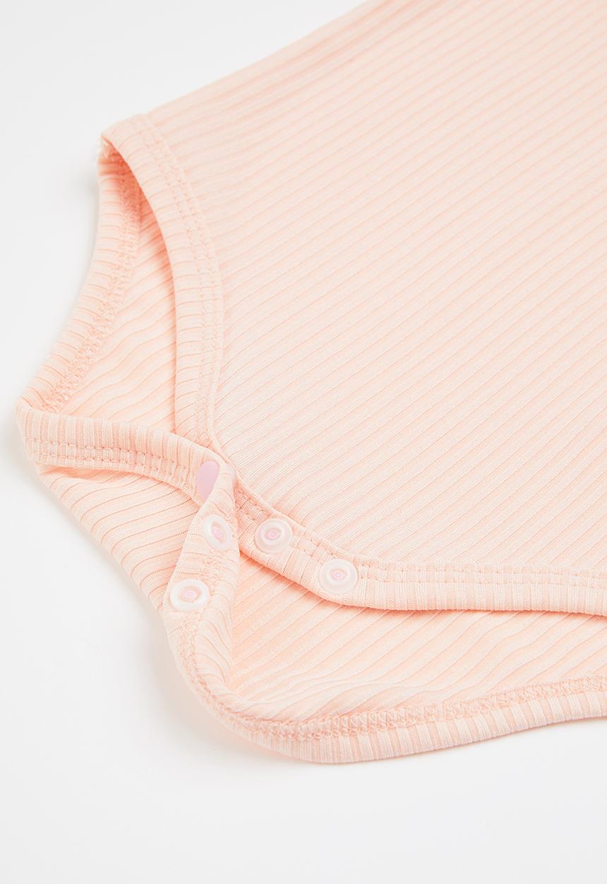 Pop Candy - Flutter sleeve babygrow - pink