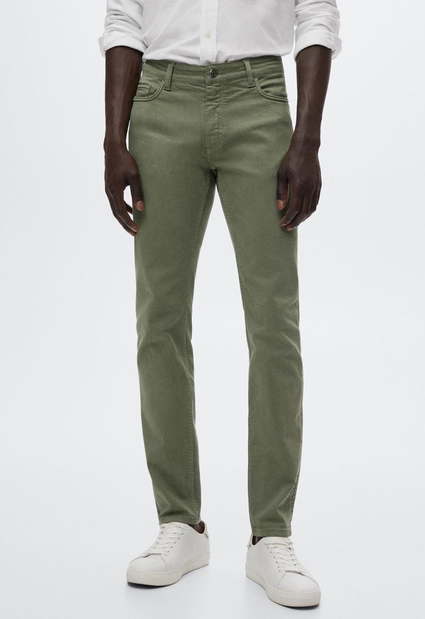 MANGO - Ibiza slim fit jean - khaki
