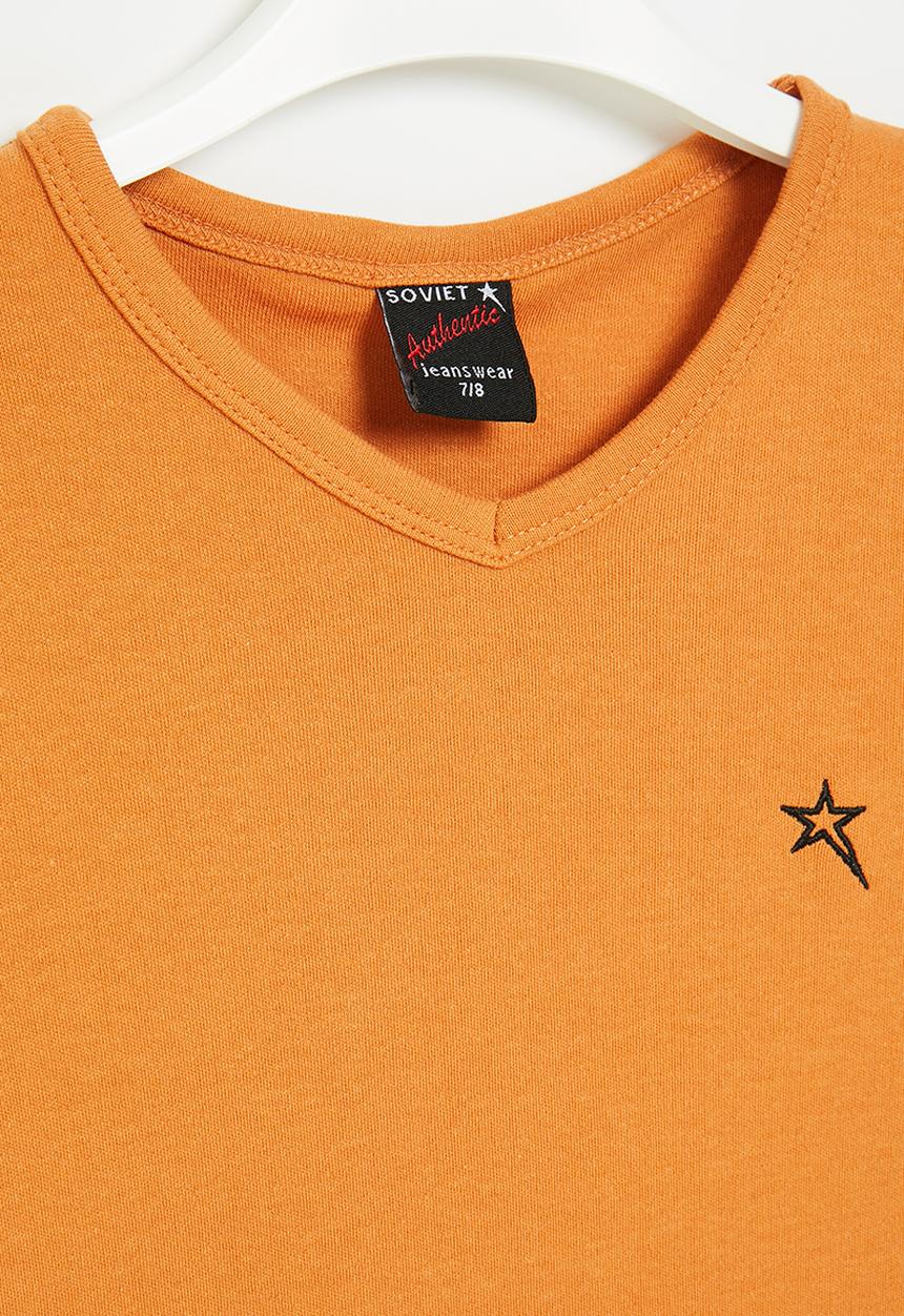 SOVIET - B bolt evo short sleeve muscle tee - pumpkin