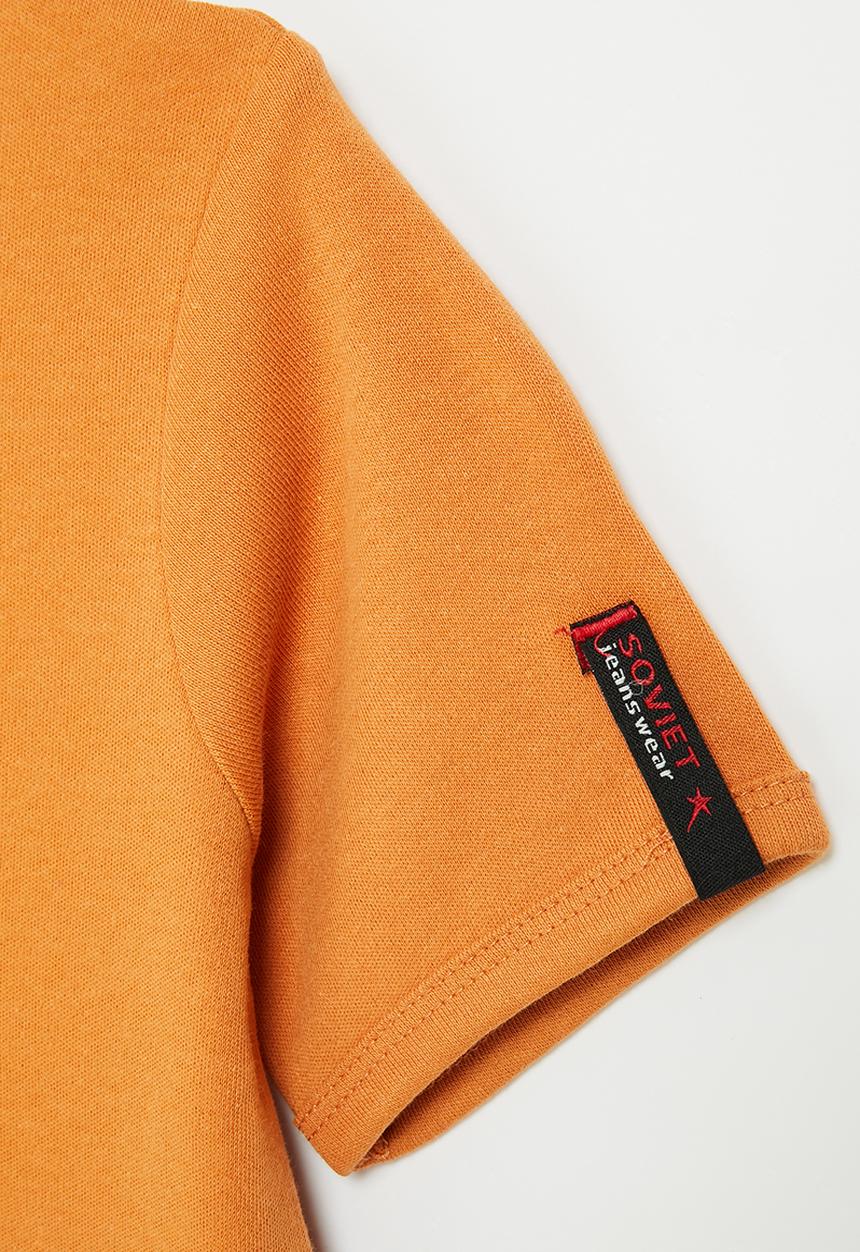 SOVIET - B bolt evo short sleeve muscle tee - pumpkin