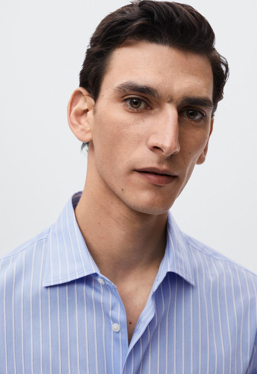 MANGO - Begur shirt  - blue