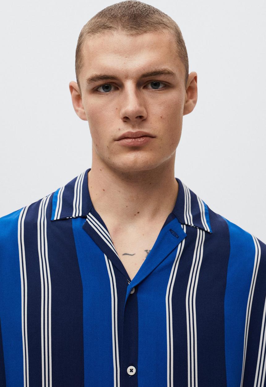 MANGO - Vera shirt - navy