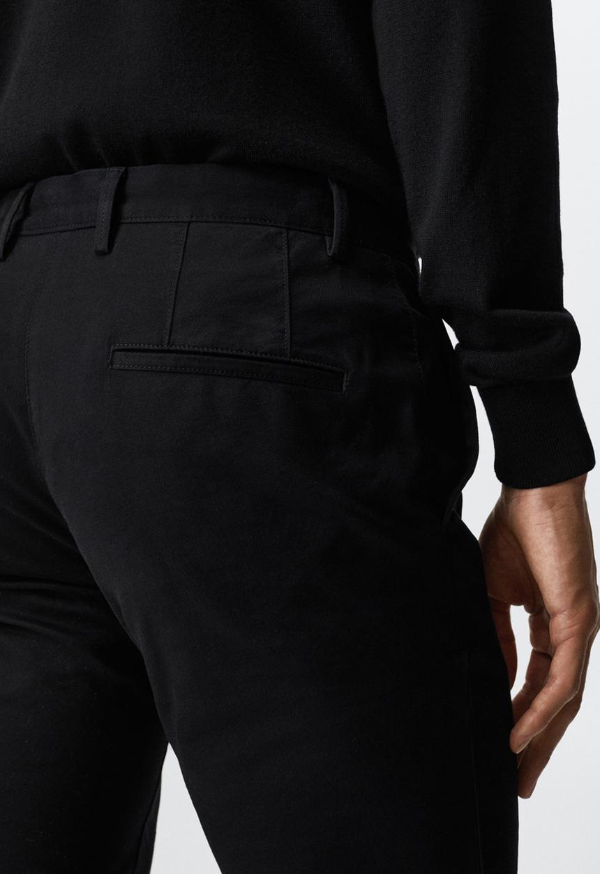 MANGO - Barna trouser - black