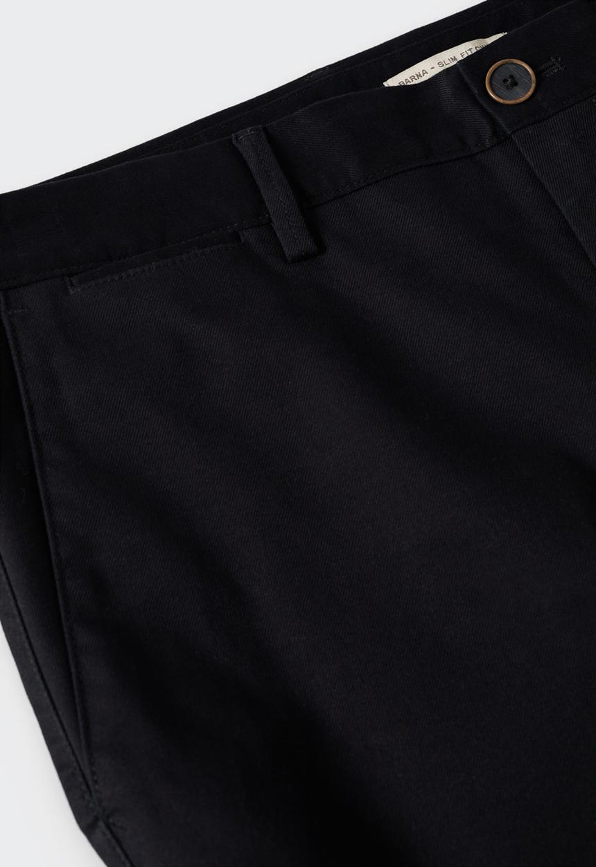 MANGO - Barna trouser - black