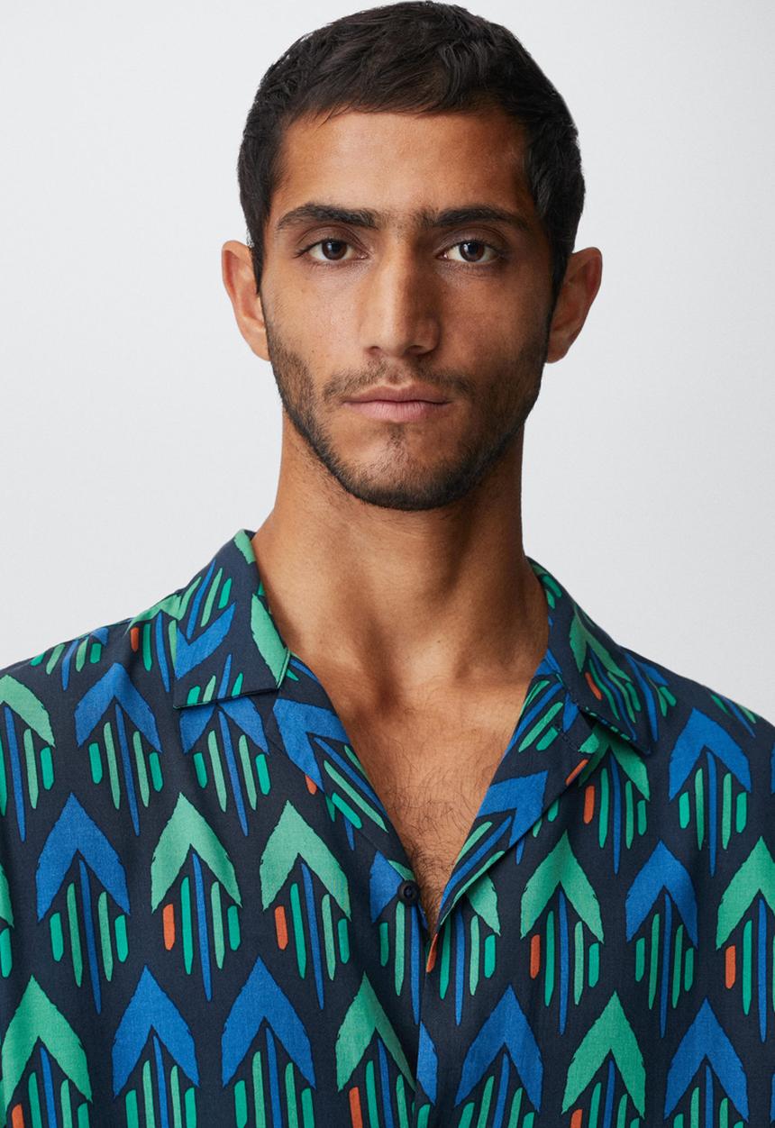 MANGO - Sanjose shirt - navy