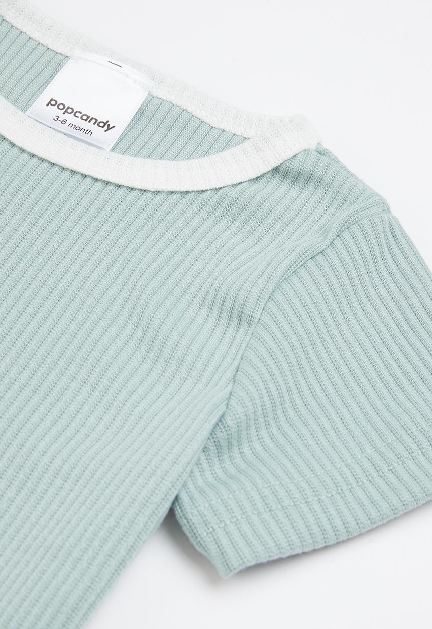 Pop Candy - Baby tee & shorts set - blue