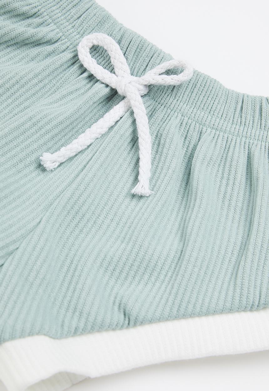 Pop Candy - Baby tee & shorts set - blue