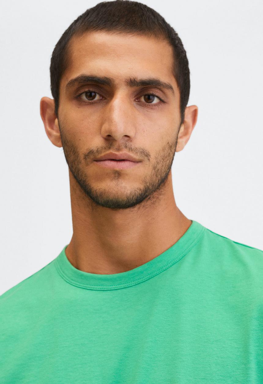 MANGO - Swim T-shirt - green