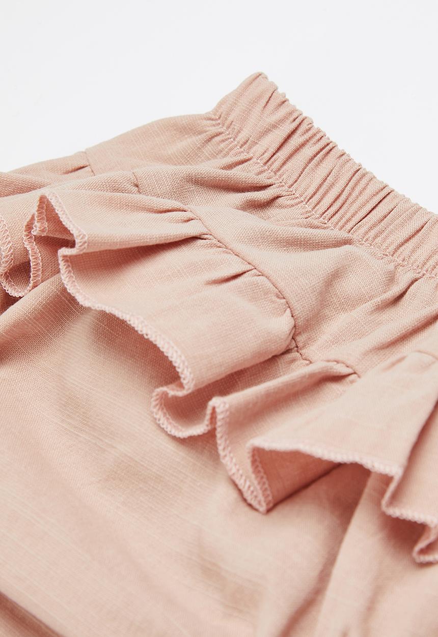 Pop Candy - Baby ruffle shorts - pink