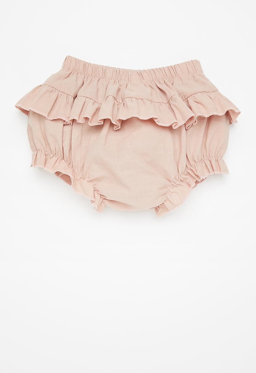 Pop Candy - Baby ruffle shorts - pink