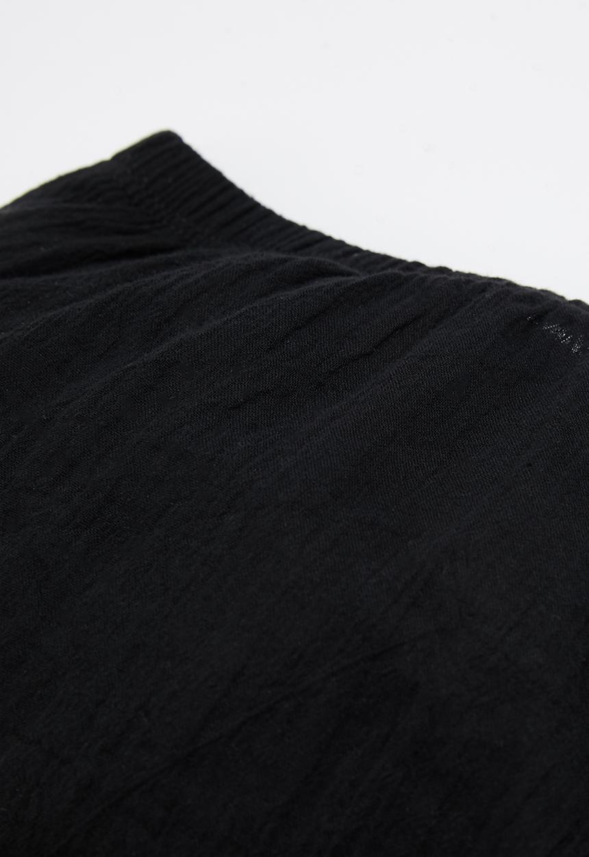 Pop Candy - Baby ruffle shorts - black