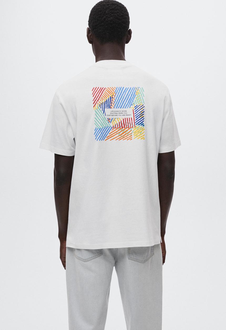 MANGO - Clavel relaxed t-shirt - white