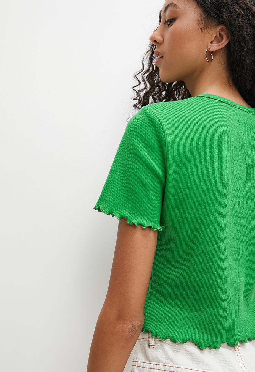 Blake - Baby tee - emerald