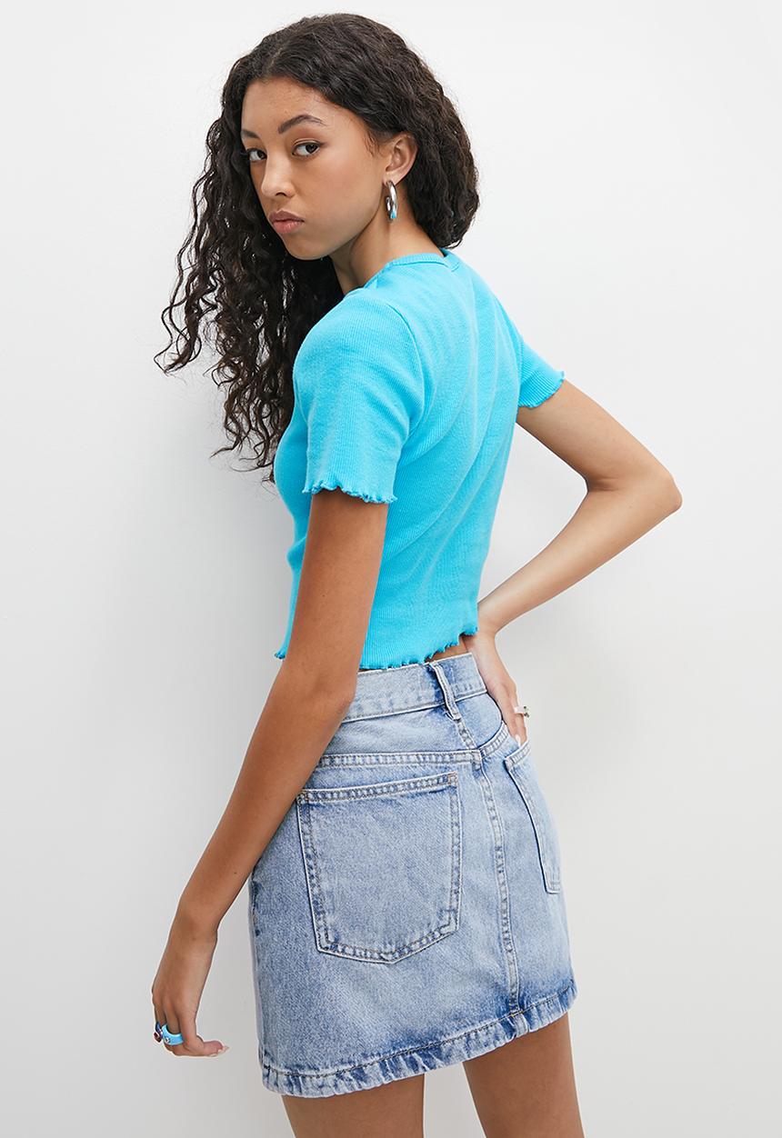 Blake - Baby tee - turquoise