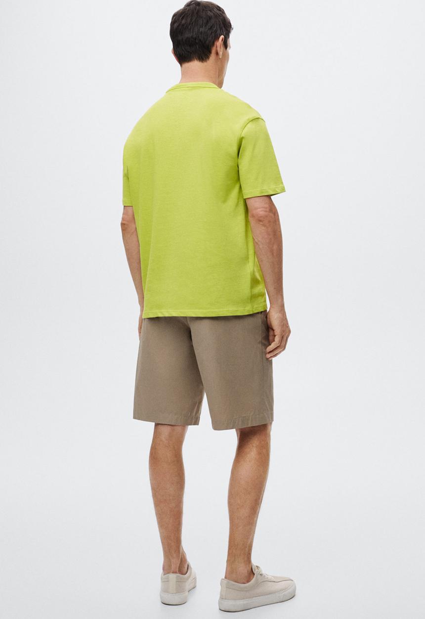 MANGO - Anouk relaxed T-shirt  - lime
