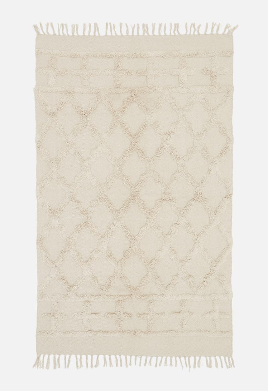 Sixth Floor - Shia tufted small rug - cream