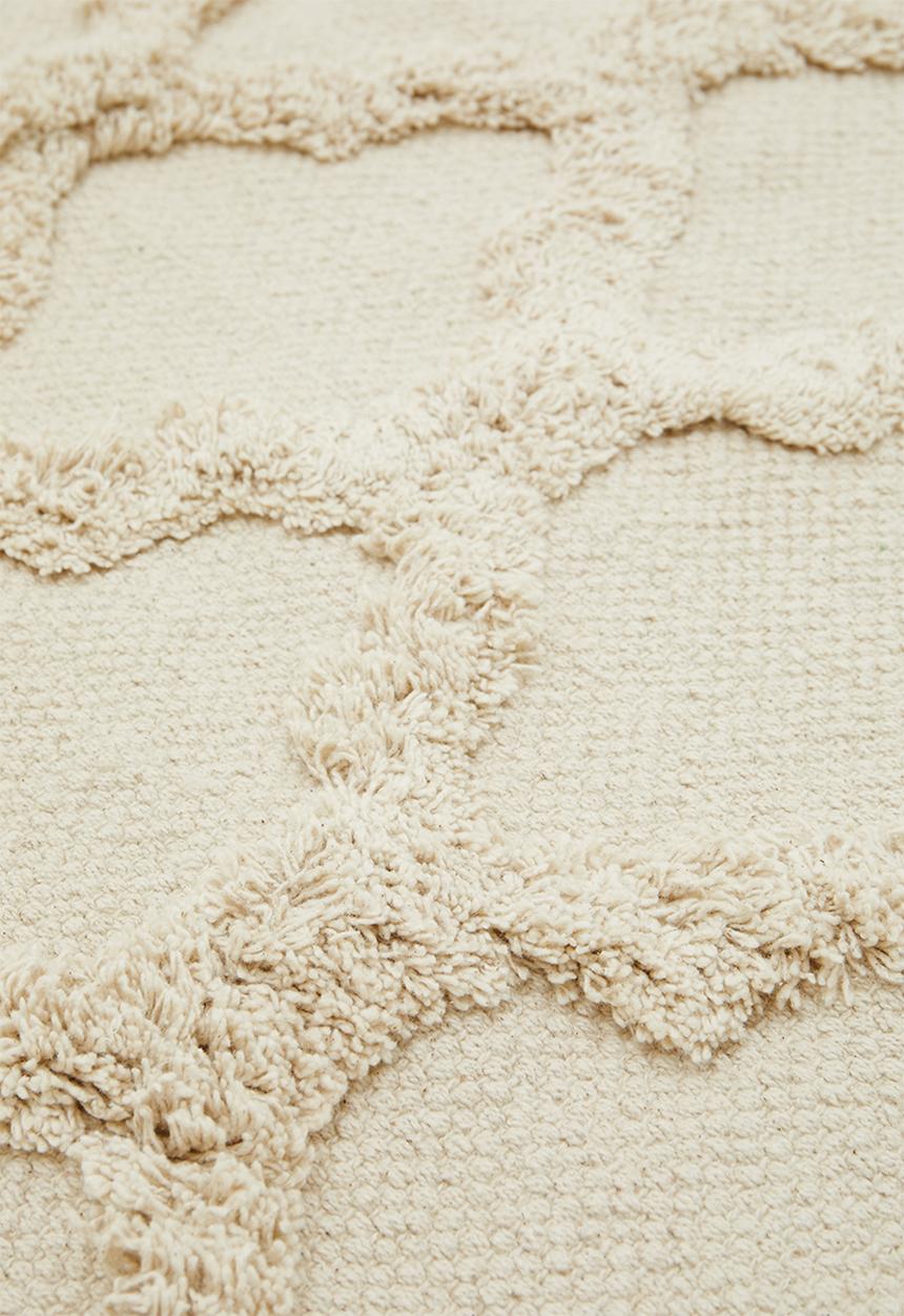 Sixth Floor - Shia tufted small rug - cream