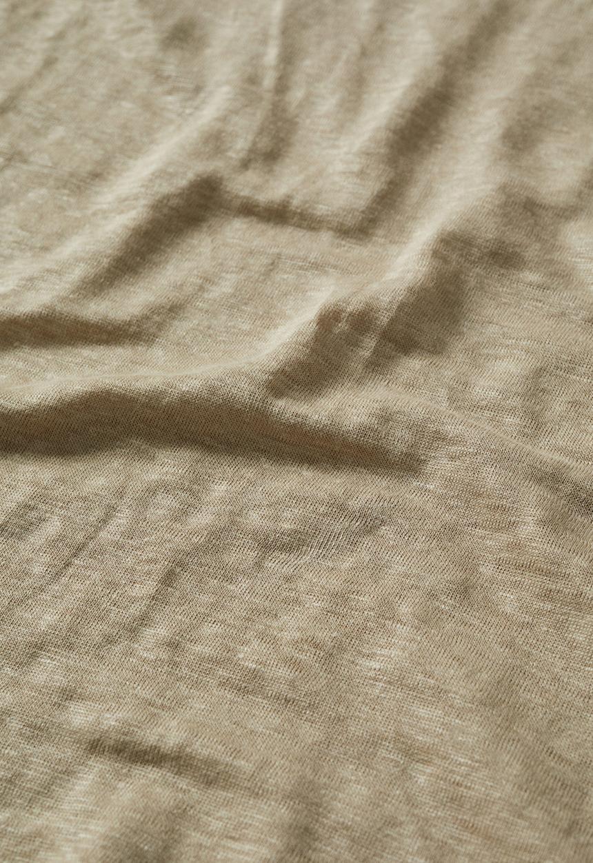 MANGO - Limanb linen t-shirt - beige