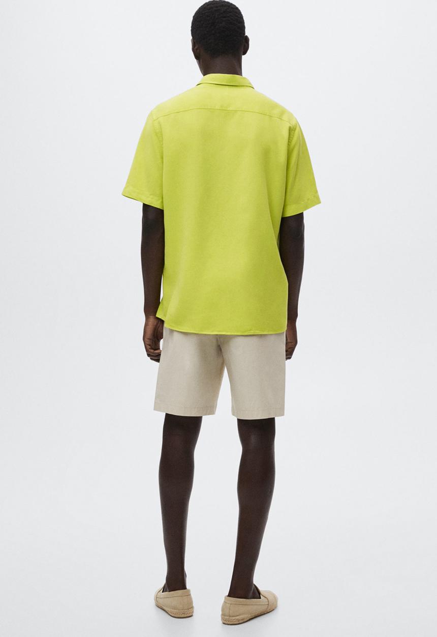 MANGO - Padul short sleeve shirt - lime