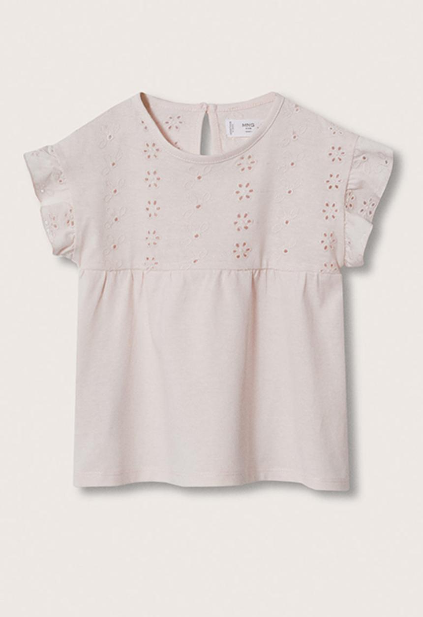 MANGO - T-shirt emily - pink