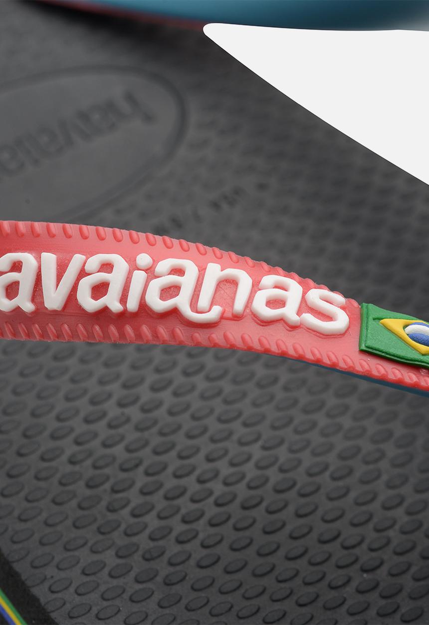 Havaianas - Brazil mix - black & ruby red