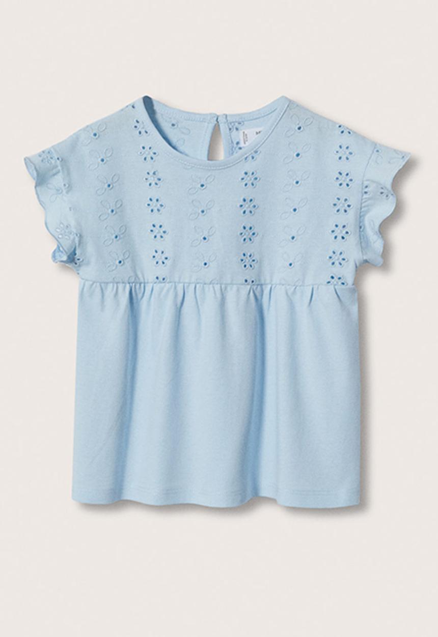 MANGO - T-shirt emily - blue