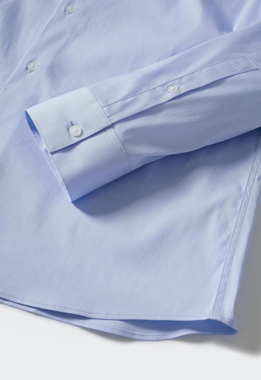 MANGO - Emotion slim fit shirt - blue