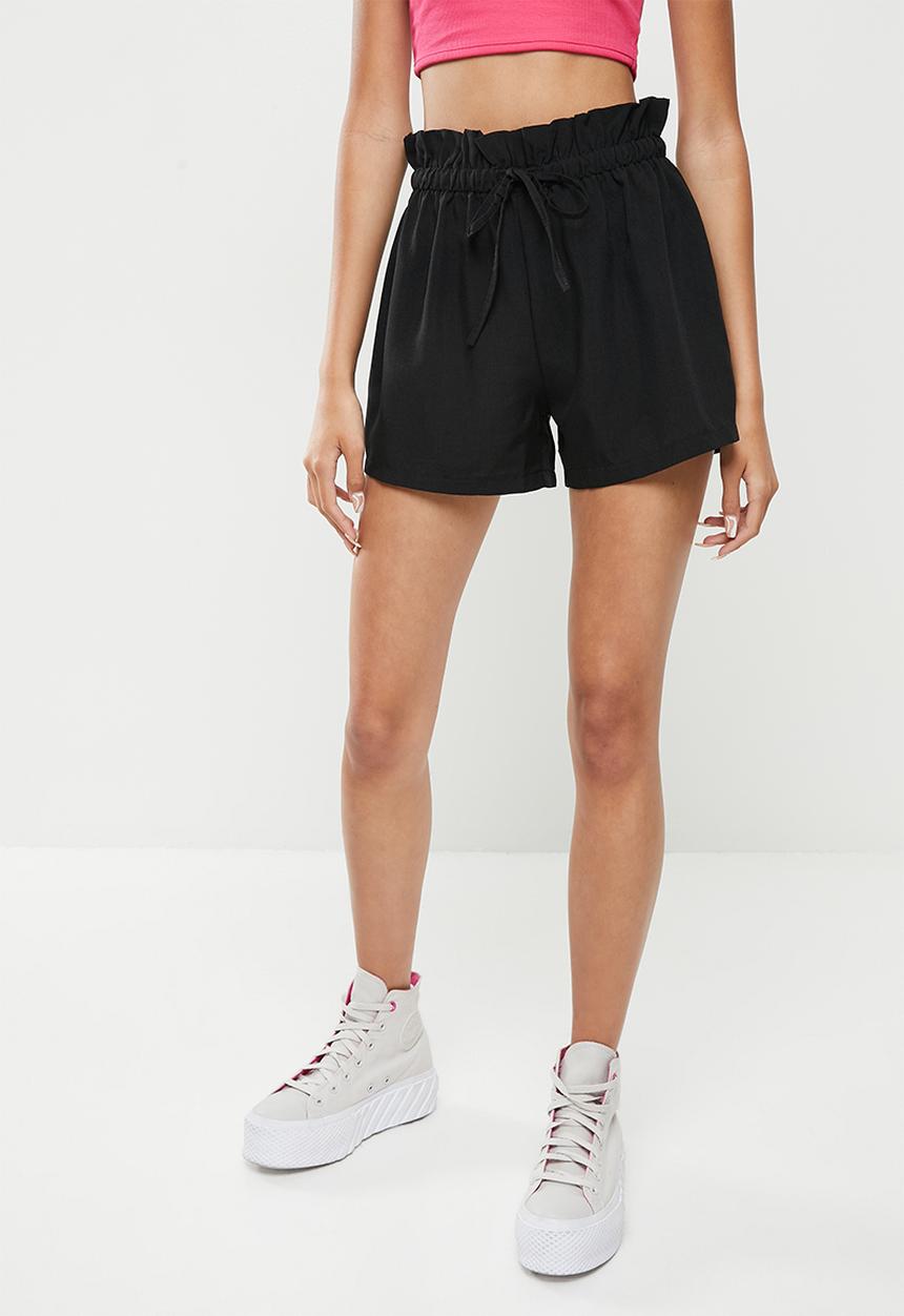 dailyfriday - Paperbag shorts - black