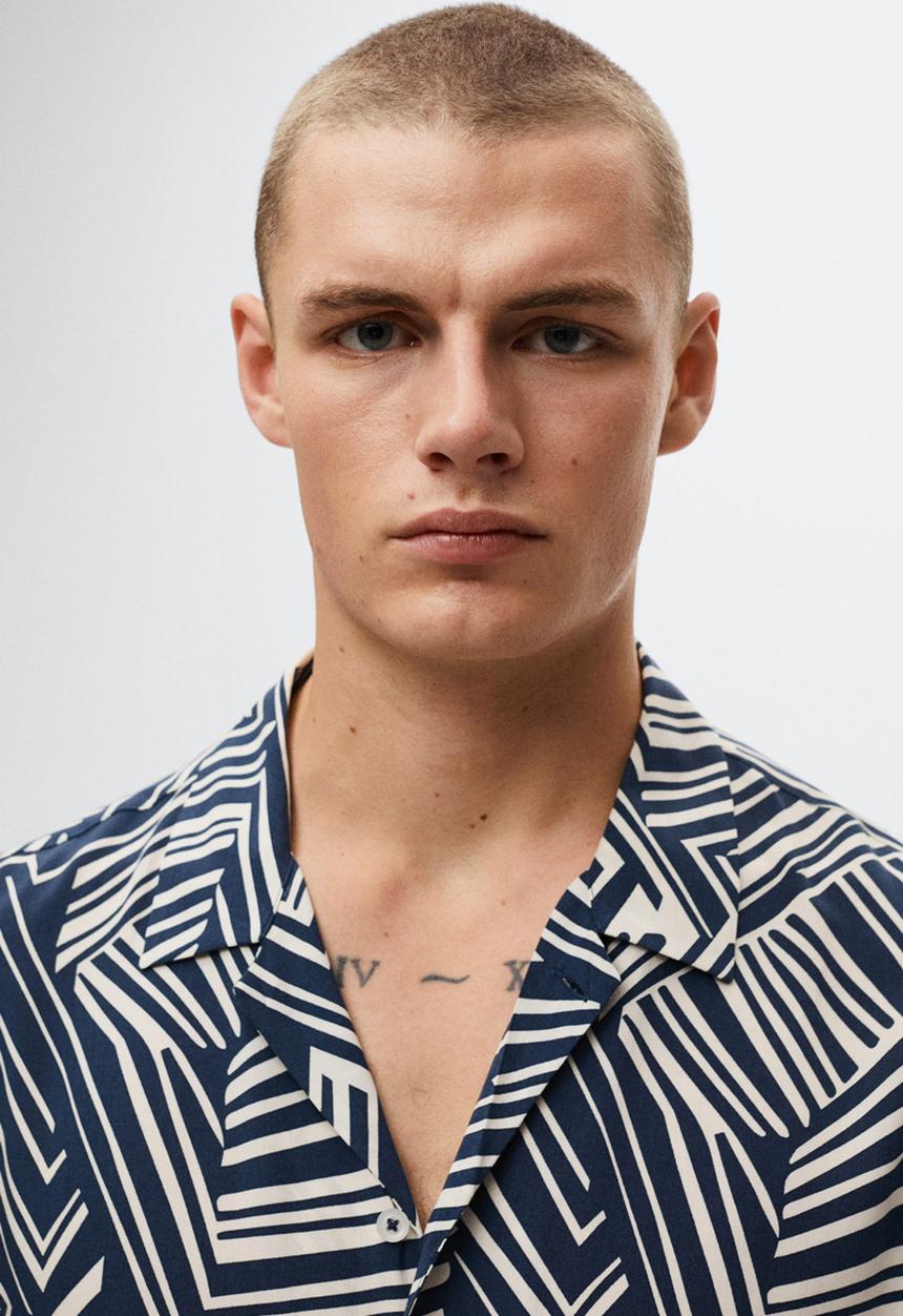 MANGO - Amarga shirt - navy