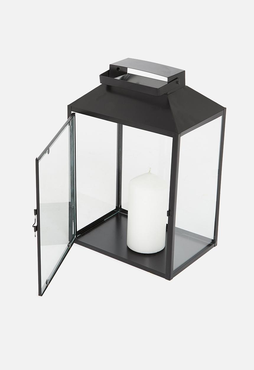 H&S - Metal lantern set of 3 - black