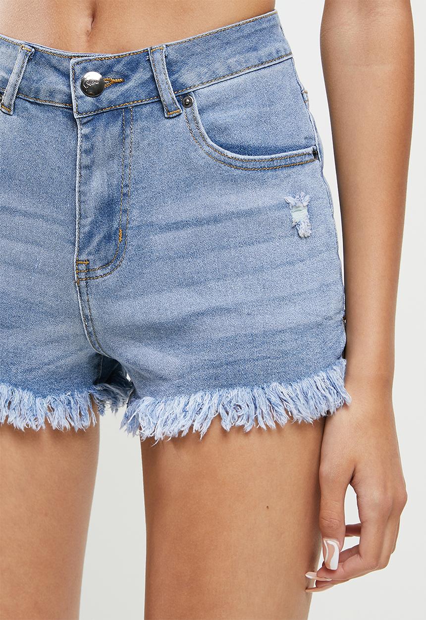 dailyfriday - Denim shorts - light blue