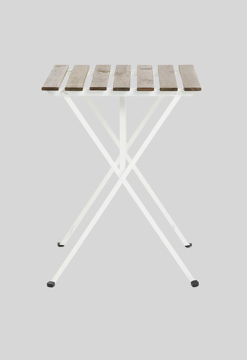 H&S - Siesta bistro set -white & natural