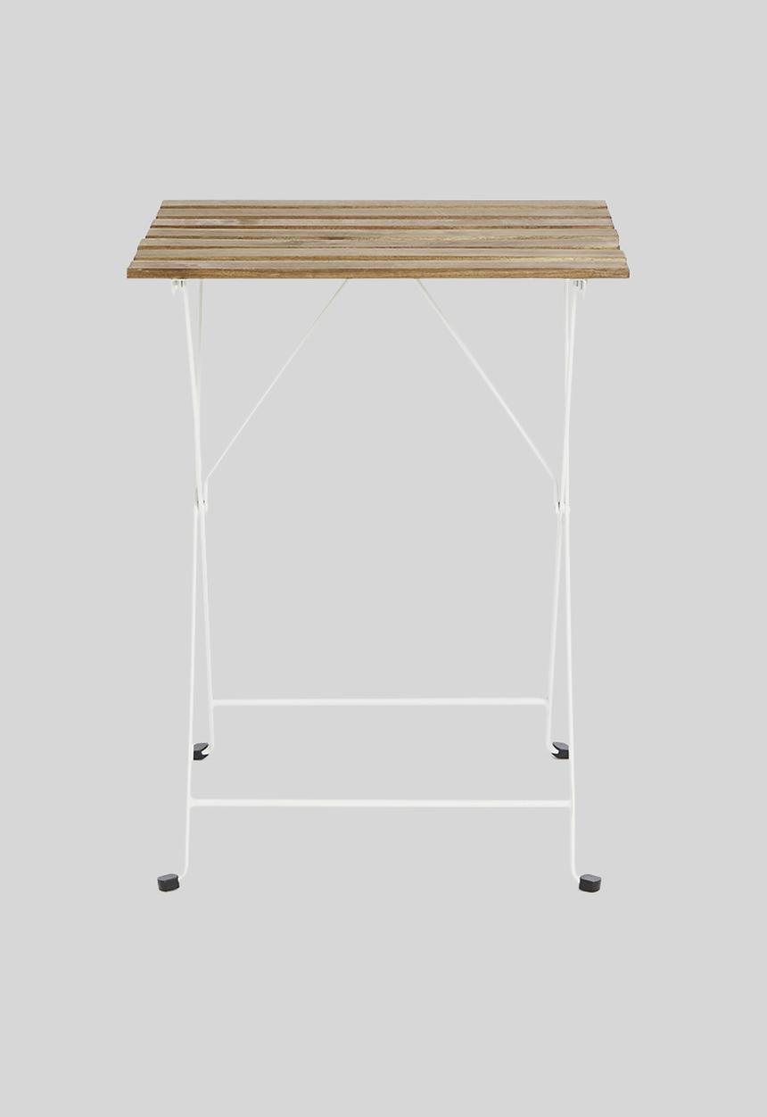 H&S - Siesta bistro set -white & natural