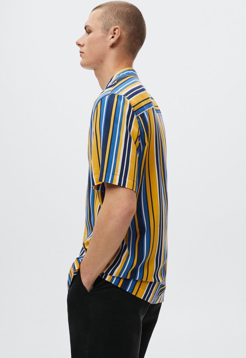 MANGO - Paraiso shirt - yellow