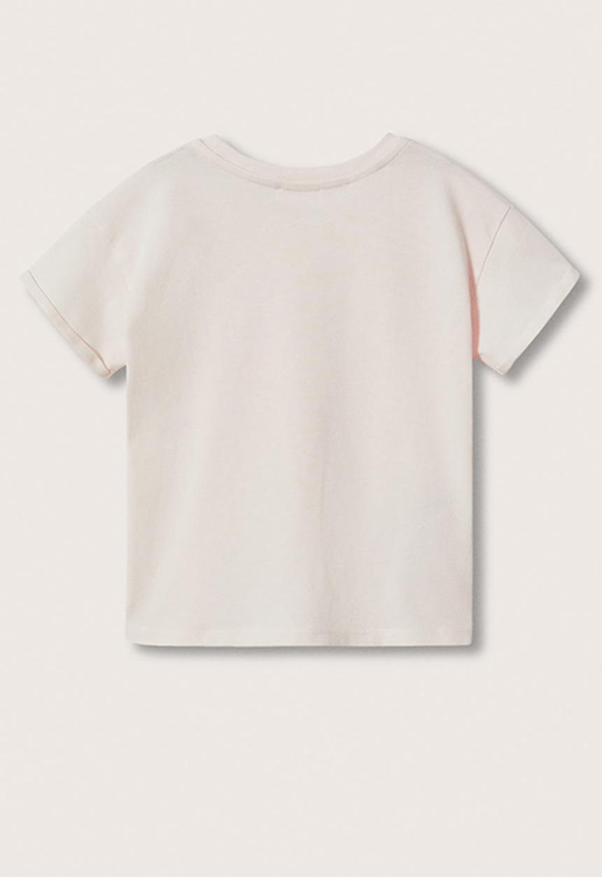 MANGO - T-shirt vacay - pink