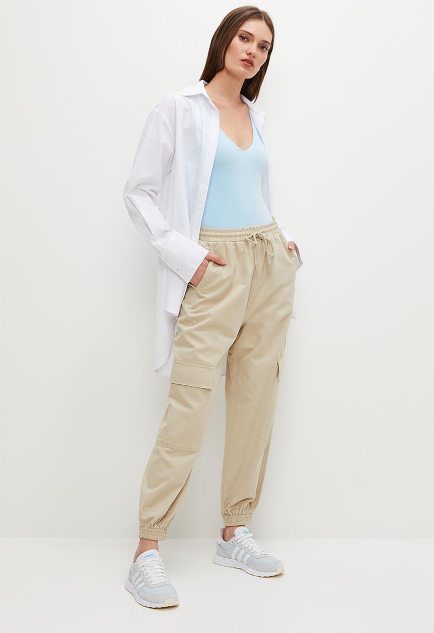 Superbalist - V-neck sleeveless bodysuit - skyway