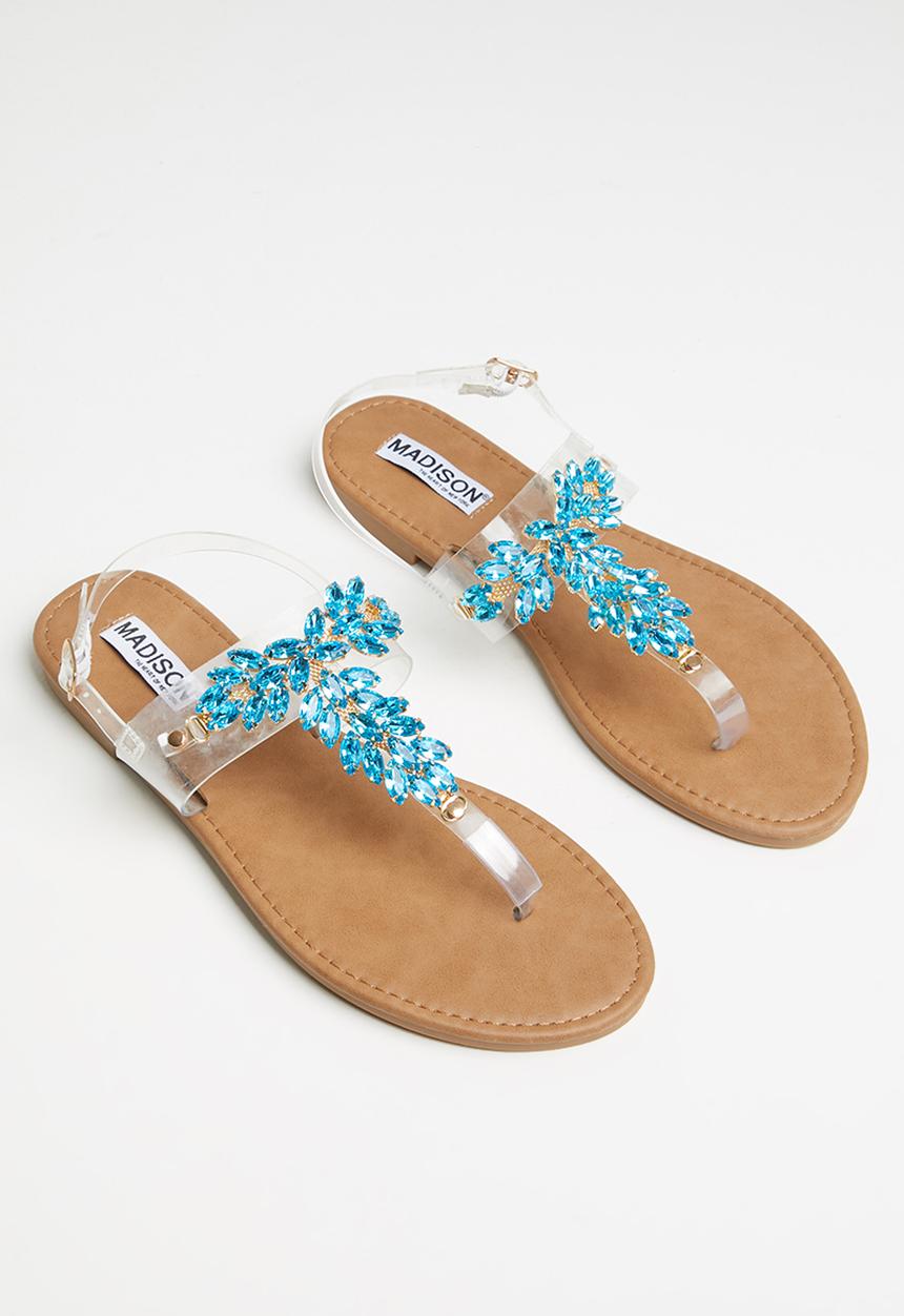 Madison® - Cassidy t-bar sandal - metallic blue