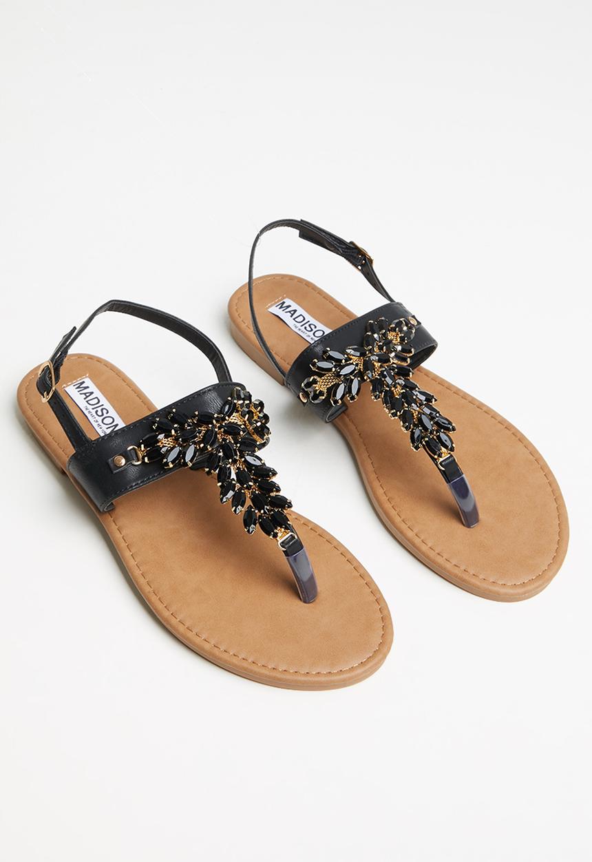 Madison® - Cassidy t-bar sandal - black