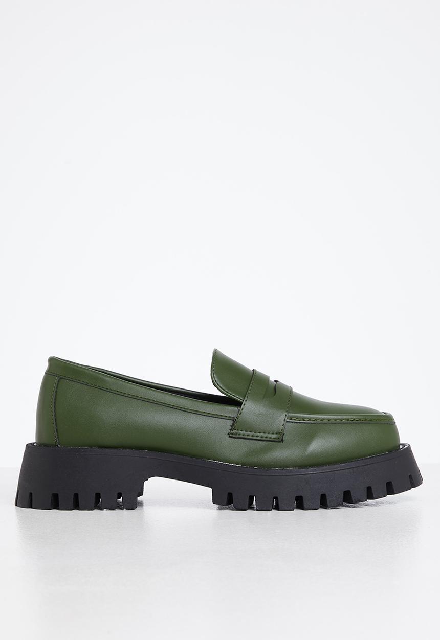 Madison® - Daisy lug sole loafer - emerald green