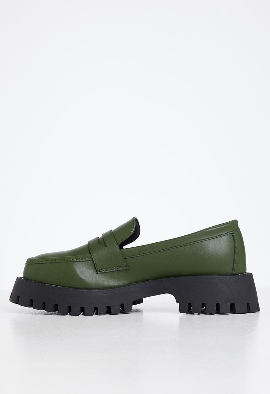 Madison® - Daisy lug sole loafer - emerald green