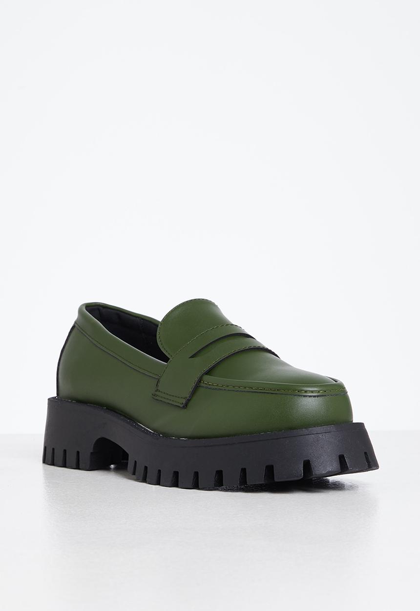 Madison® - Daisy lug sole loafer - emerald green