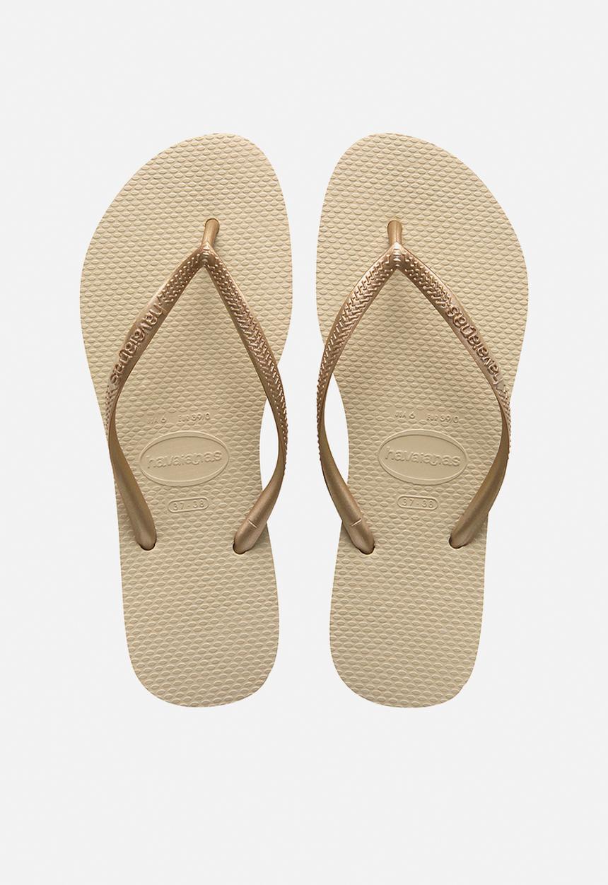 Havaianas - Kids slim - sand grey/light golden