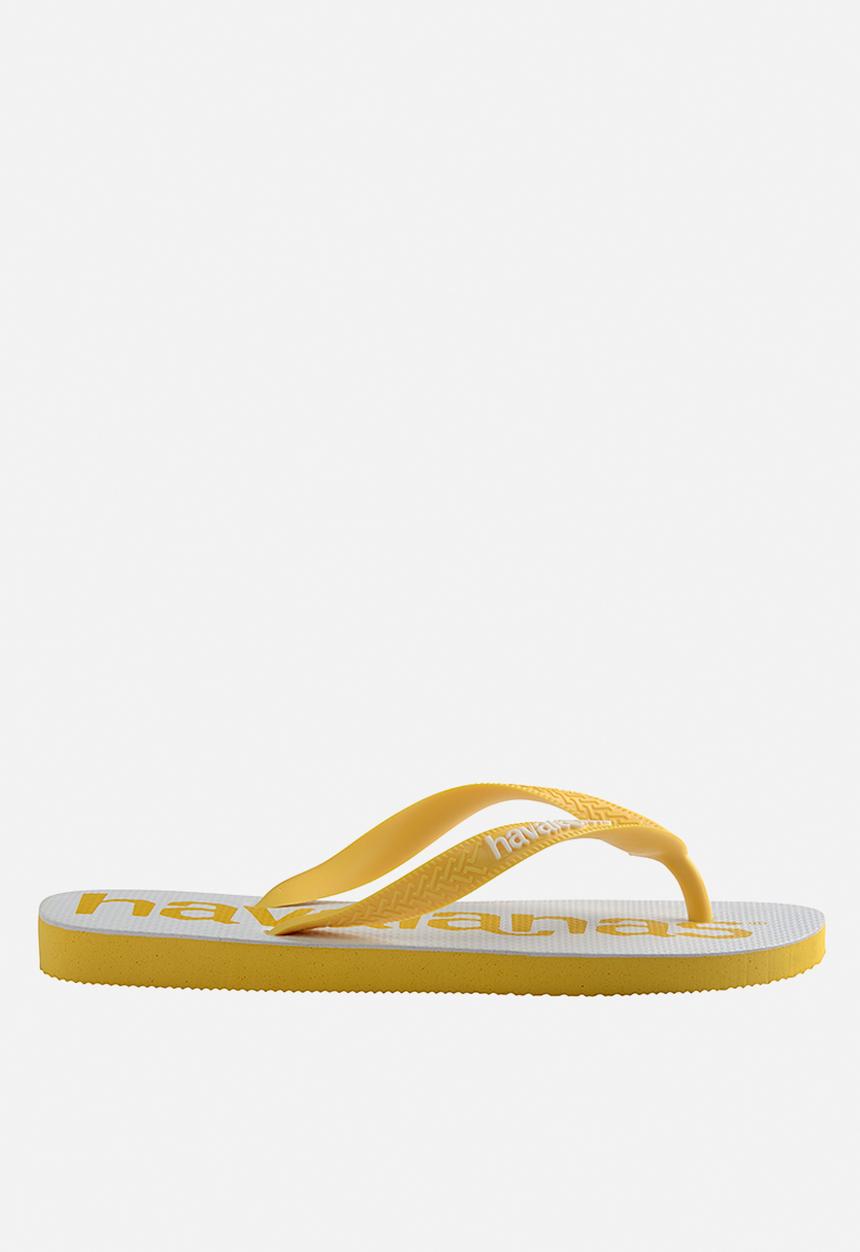 Havaianas - Top logo mania 2 - yellow & white
