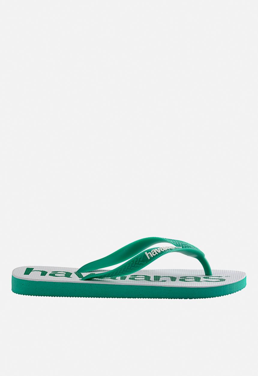 Havaianas - Top logo mania 2 - green white