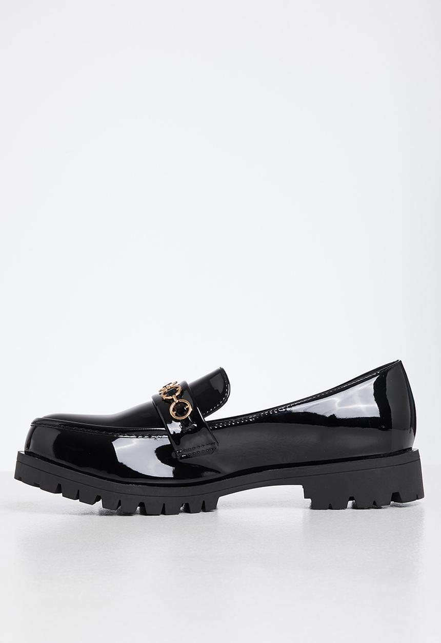 Madison® - Dalary lug sole loafer - black